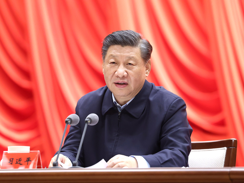 　　3月1日，2021年春季學期中央黨校（國家行政學院）中青年干部培訓班在中央黨校開班。中共中央總書記、國家主席、中央軍委主席習近平在開班式上發(fā)表重要講話。新華社記者 王曄 攝